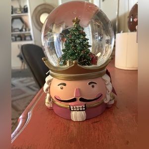 Martha Stewart nutcracker snow globe